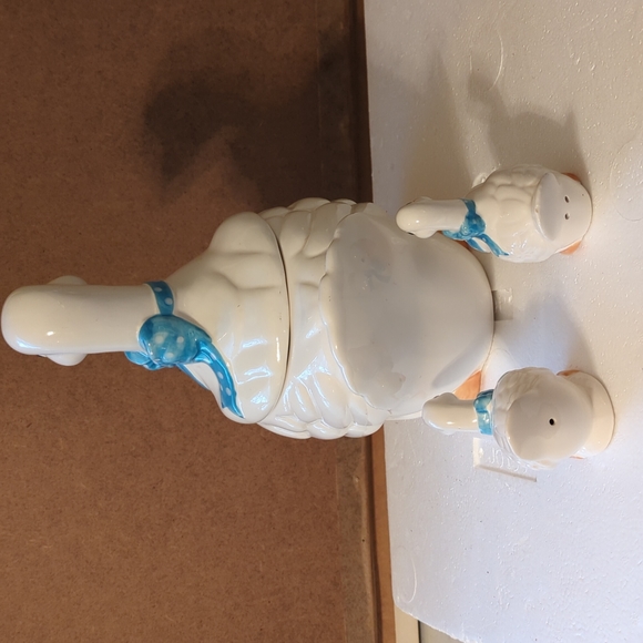 Mother Goose Cookie Jar With Salt And Pepper Shakers - Picture 7 of 16